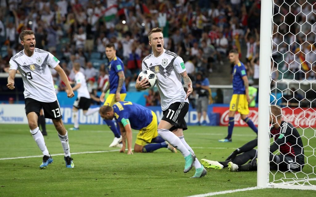 Mundial 2018: Alemania venció 2-1 a Suecia y sigue con vida en Rusia 2018