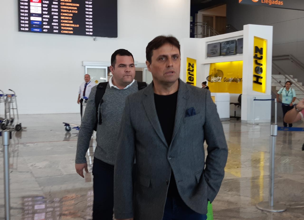El nuevo t&eacute;cnico del Atlas, &Aacute;ngel Guillermo Hoyos arrib&oacute; a Guadalajara