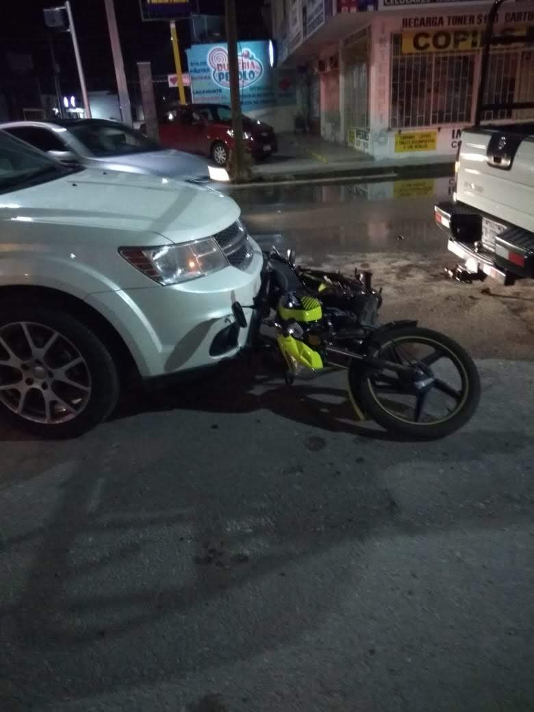 Conductor ebrio arrolla a motociclista en Torre&oacute;n
