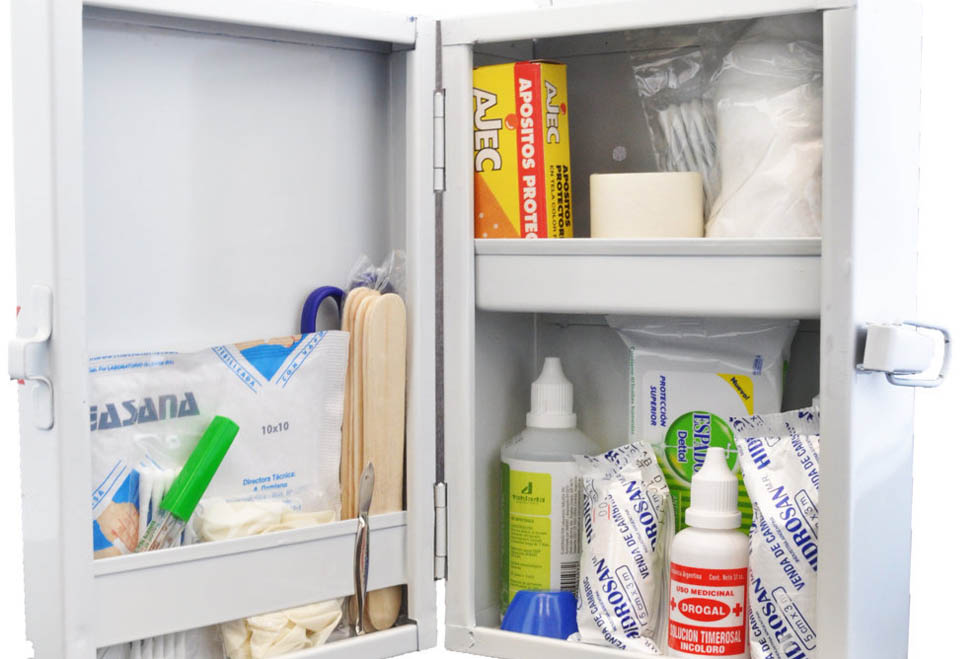 El botiquín casero, un útil aliado