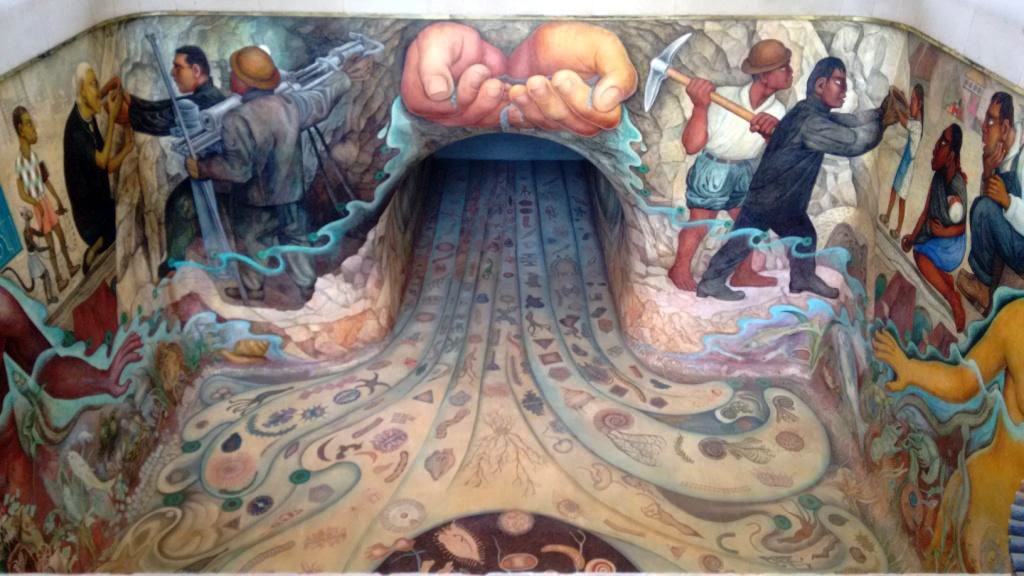 El mural de Diego Rivera que estuvo 40 años bajo el agua - Grupo Milenio