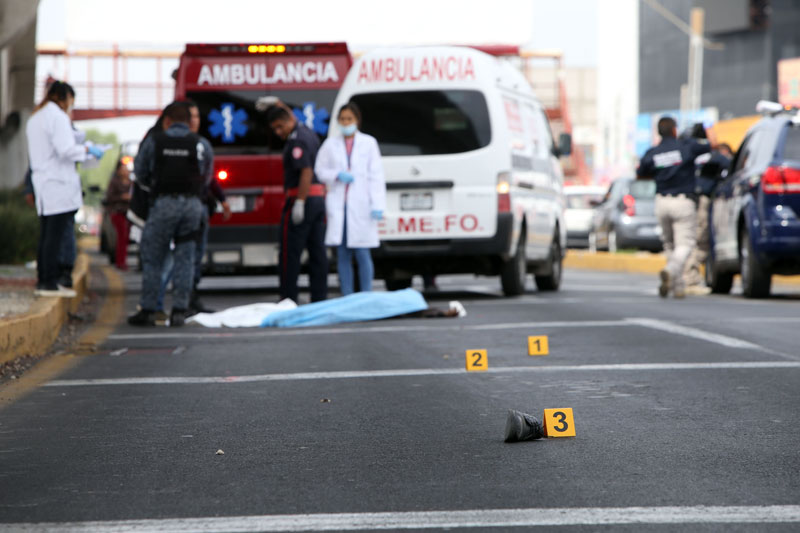 De los 133 homicidios dolosos 79 fueron arma de fuego, 20 con arma blanca y 34 con otro elemento. (Jorge Sánchez)