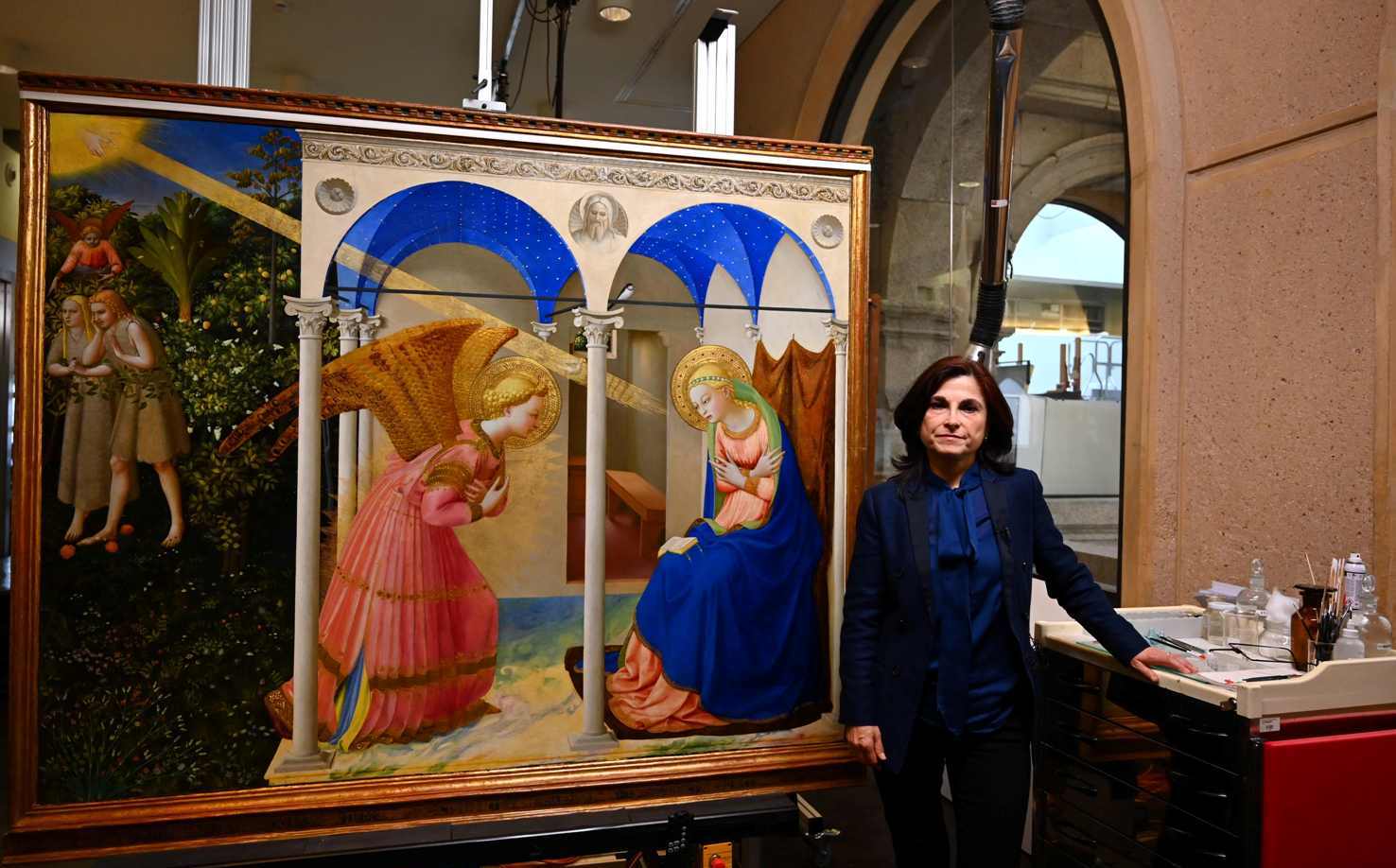 Museo del Prado restaura La Anunciación, de Fra Angelico