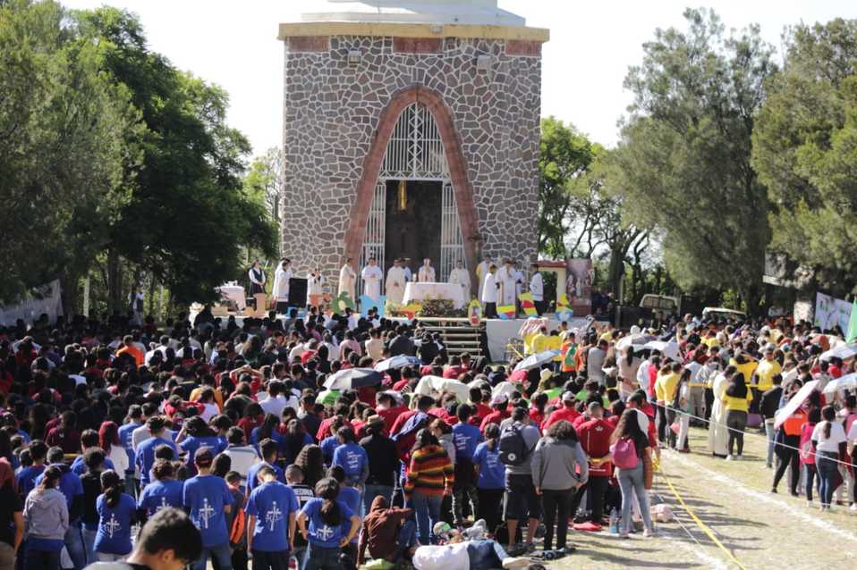 Más de 6 mil jóvenes asistieron este año a la marcha a Cristo Rey. Foto: Daniela Béjar.