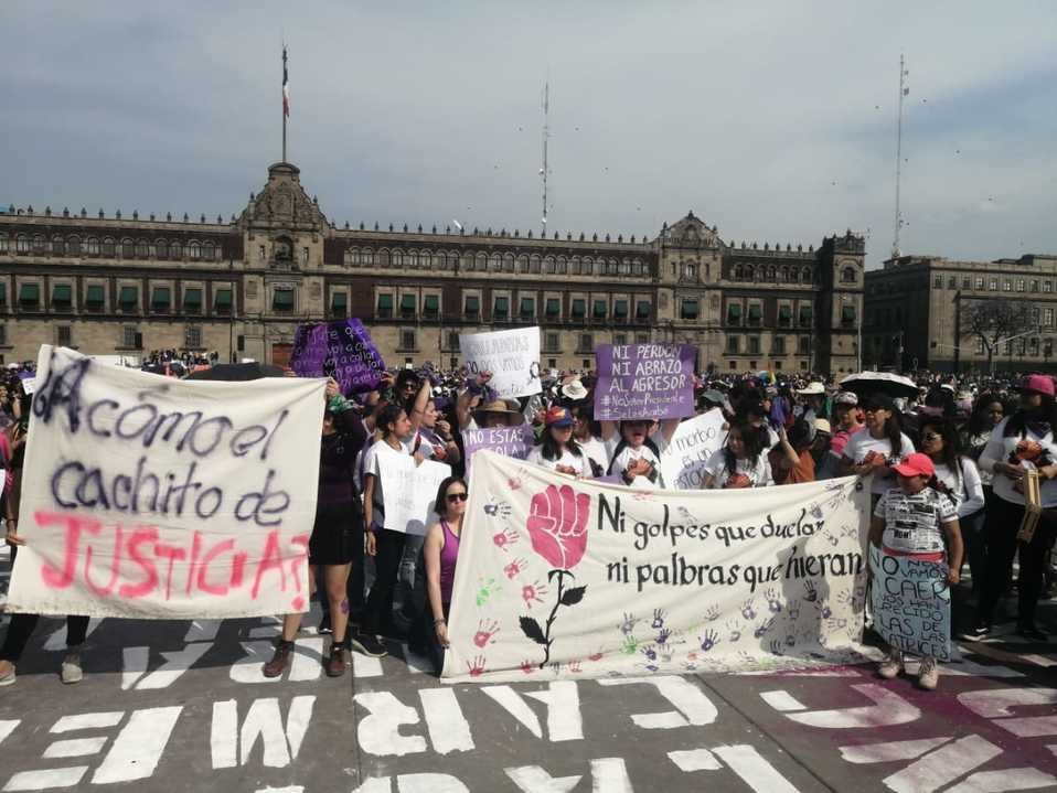 Nos quitaron todo, hasta el miedo así fue la marcha 8 marzo 2020 CdMx
