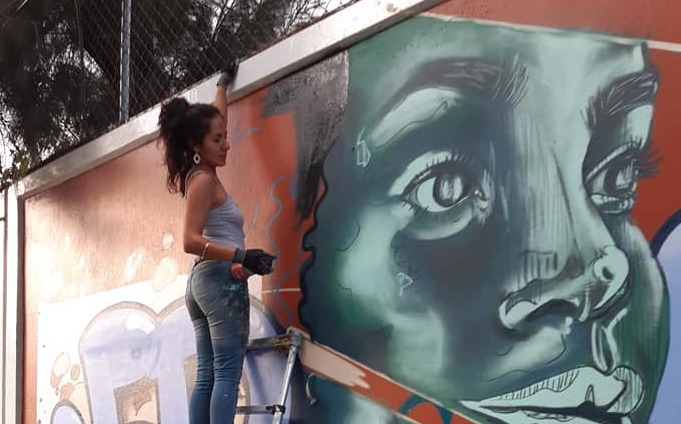 ChicasJam, primera competencia de mujeres muralistas en la CdMx