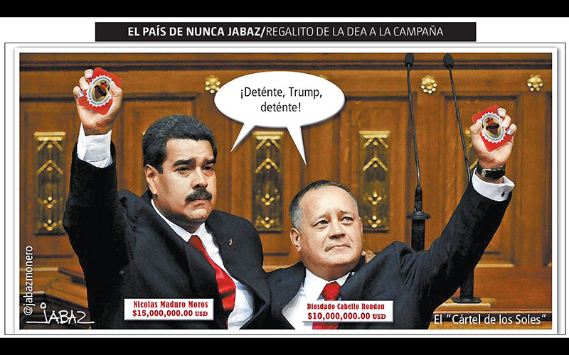 Regalito de la DEA a la campaña.