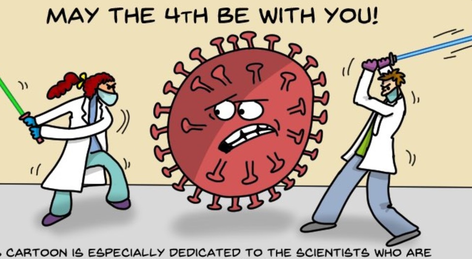 Covid 19: OMS utiliza frase de Star Wars en apoyo a médicos