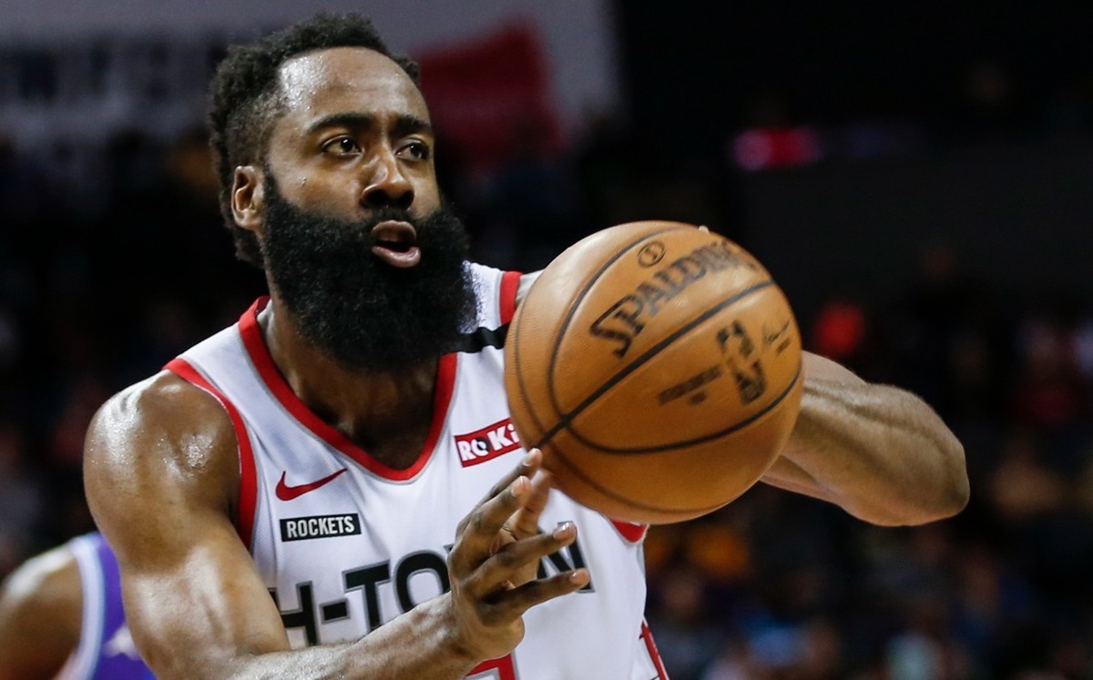 James Harden. El cubrebocas del jugador de NBA con la 