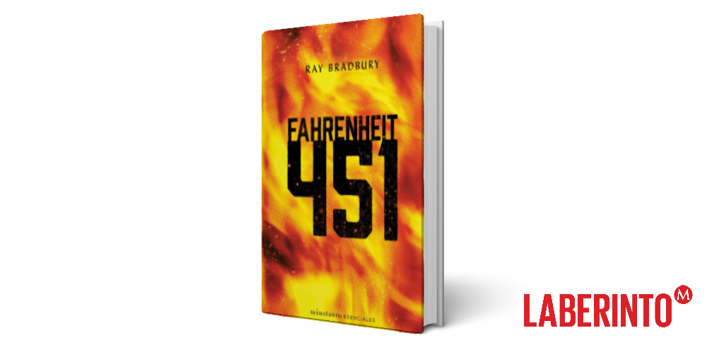 Fahrenheit 451 por Ray Bradbury, Portada de la primera edición