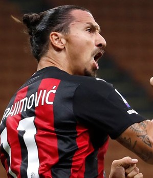 Zlatan Ibrahimovic, jugador del AC Milan (AP)