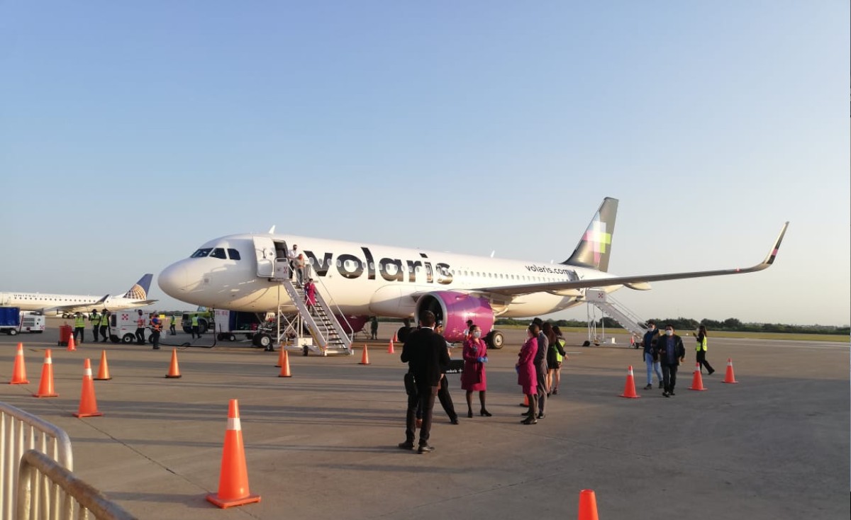 Tamaulipas. Llega primer vuelo de Volaris CdMx-Tampico - Grupo Milenio
