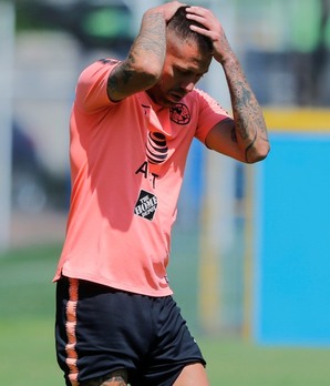 Jérémy Ménez en un entrenamiento con el América (Imago7)