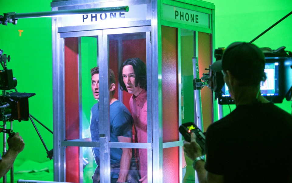 Keanu Reeves viaja en el tiempo