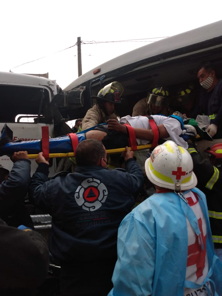 A las 6:58 horas se recibe el reporte de un accidente de tránsito.