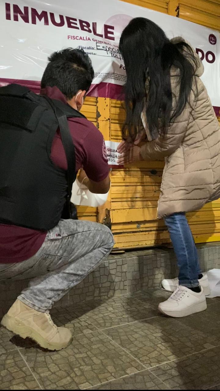 Fueron detenidos dos empleados del sitio.