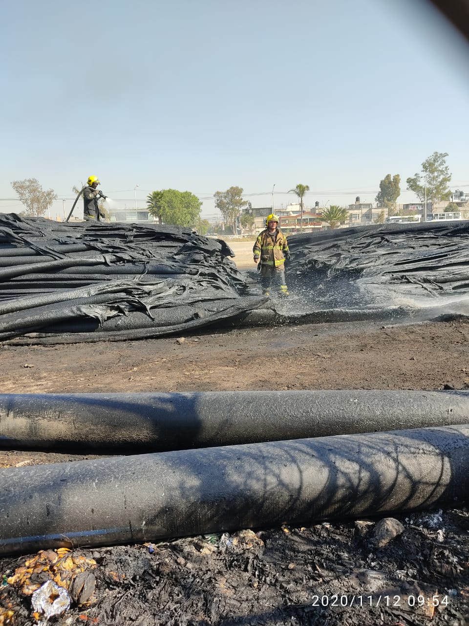 La columna se visualizada desde diversos puntos del Valle de México.