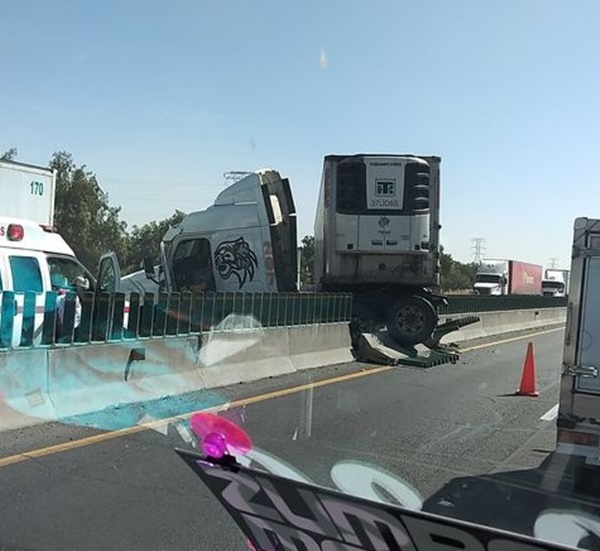 La circulación tuvo que ser cerrada en su totalidad.