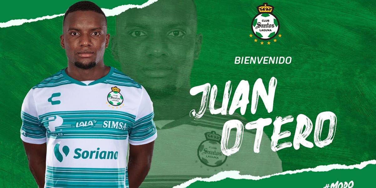 Santos Laguna anuncia a Juan Otero como refuerzo