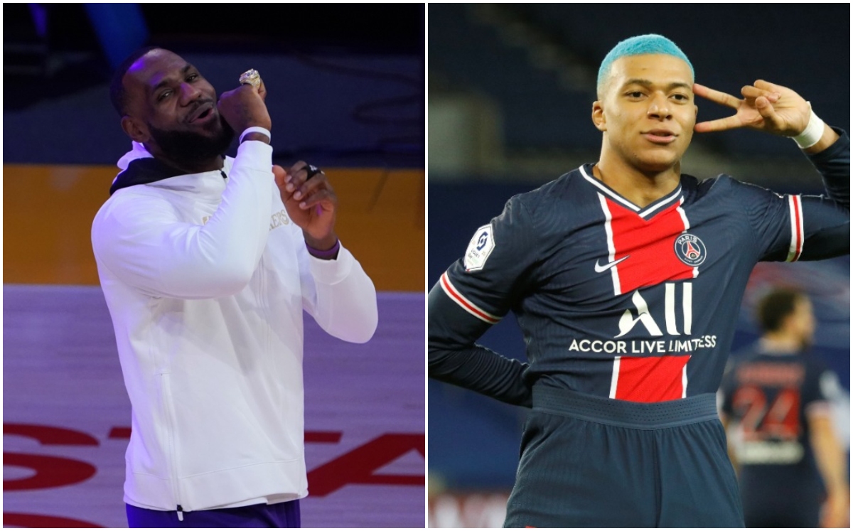 LeBron James y Kylian Mbappé intercambian fotos de perfil en Instagram ...