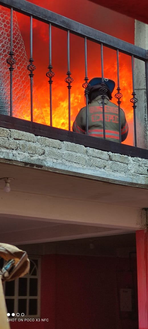 Se desconocen las causas que originaron el fuego.