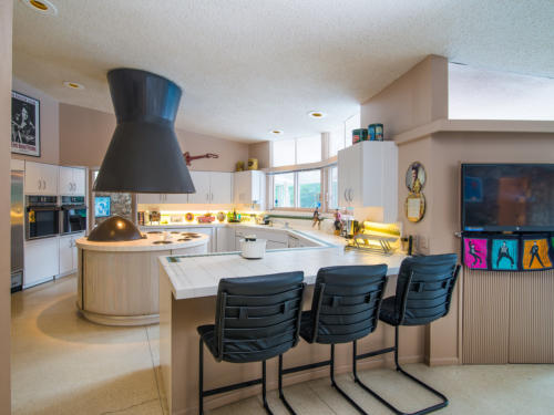 Cocina de lasa de Elvis Presley en Palm Springs, Foto: ElvisInPalmSprings.com