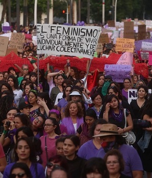 Las mujeres buscan parar los feminicidios (Fernando Carranza)