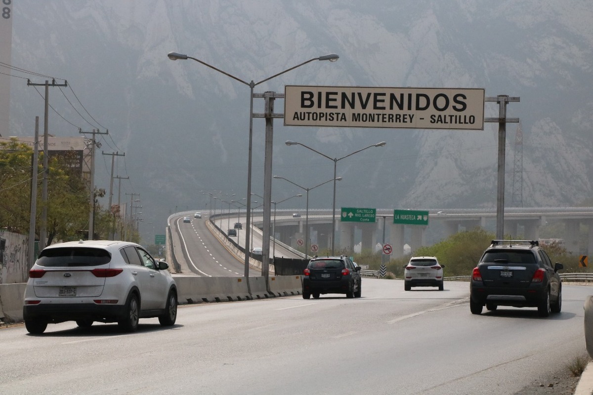 Autopista Monterrey - Saltillo. Foto: Leonel Rocha