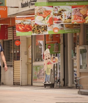 Cafetería Gaby's en el centro de Monterrey. Foto: Roberto Alanís.