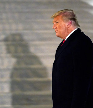 Donald Trump se apronta a enfrentar un segundo juicio político. | AP