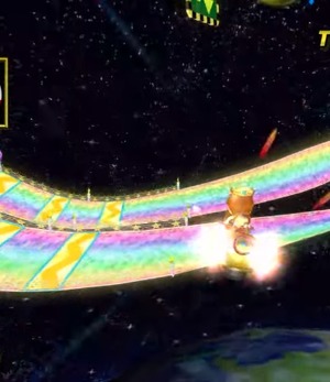 Gamer logra atajo en Rainbow Road (YouTube)