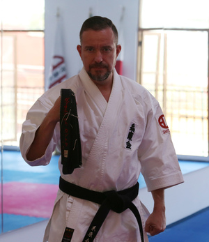 Entre sus mejores experiencias está un viaje a Japón para un seminario de karate. Jorge López