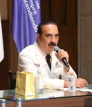 Manuel de la O Cavazos, secretario de Salud de Nuevo León. Foto: Raúl Palacios.