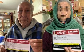 En redes sociales circularon estas fotos y la candidata aseguró que son falsas.