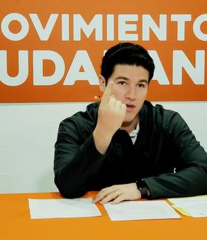 Samuel García, aspirante a la gubernatura de Nuevo León. Foto: Especial