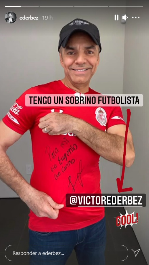 Víctor, el sobrino futbolista de Eugenio Derbez que juega en Toluca