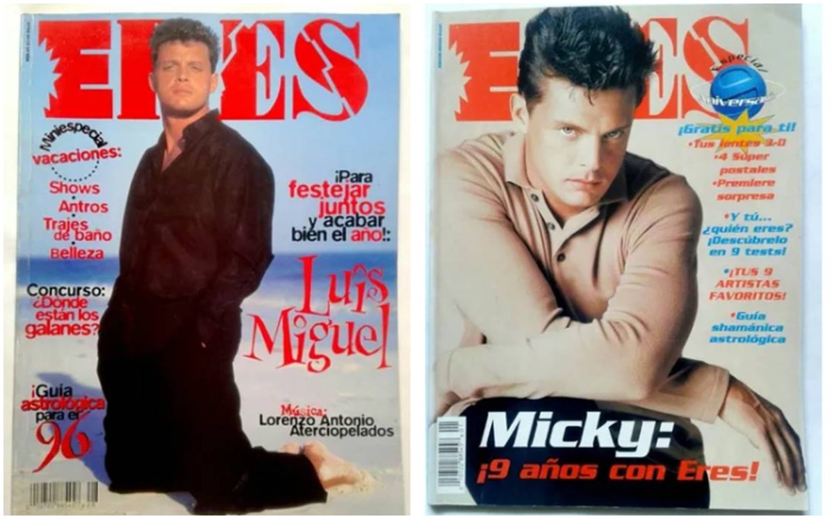 Revista Eres. Así apareció Luis Miguel en la portada de 1992 (Fotos) -  Grupo Milenio