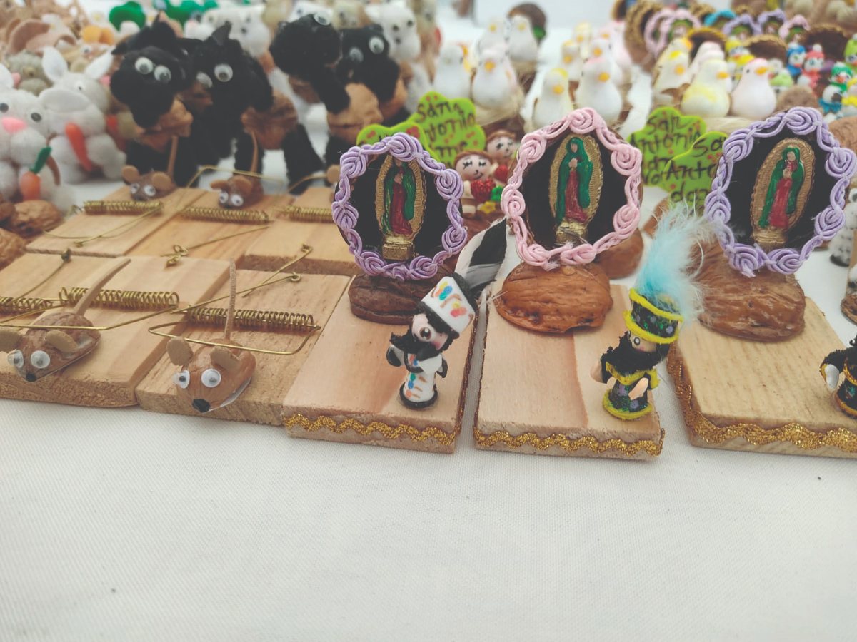 artesanías con nuez