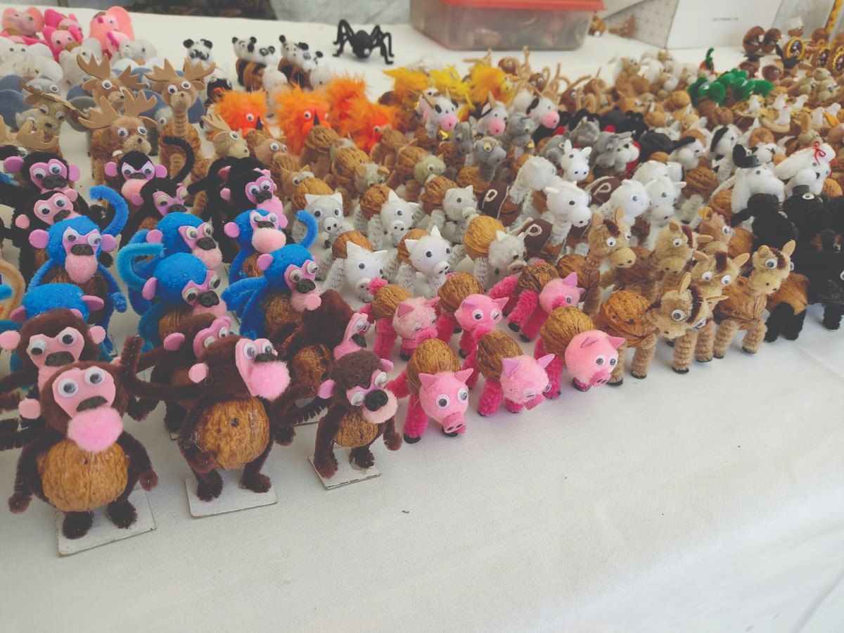 artesanías con nuez