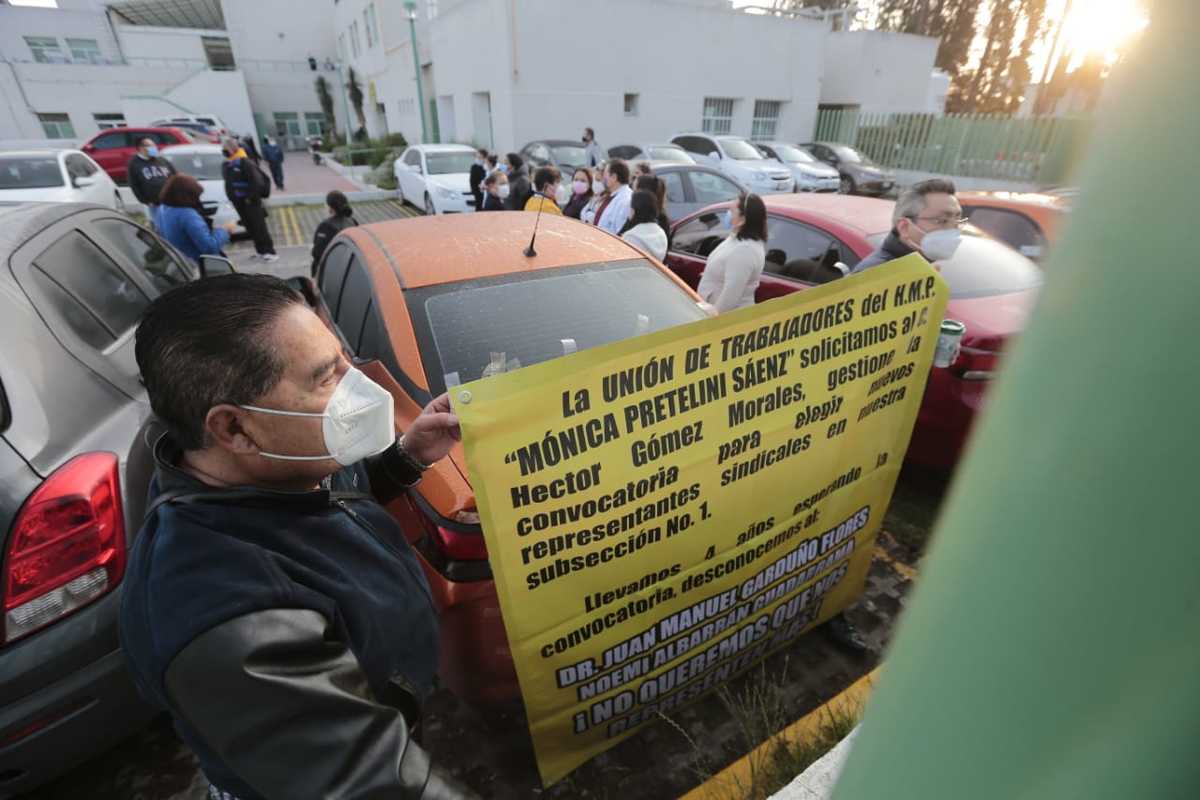 manifestación en hospital