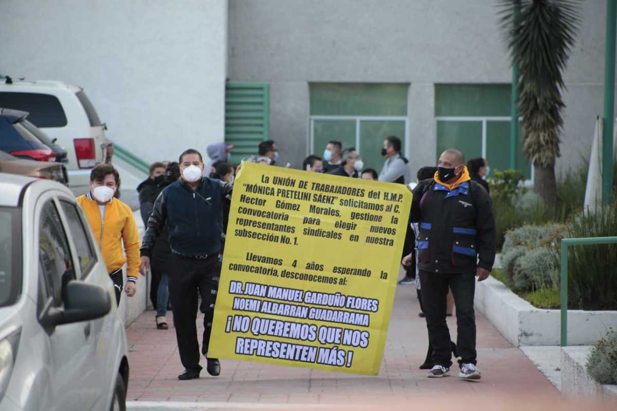 manifestación en hospital