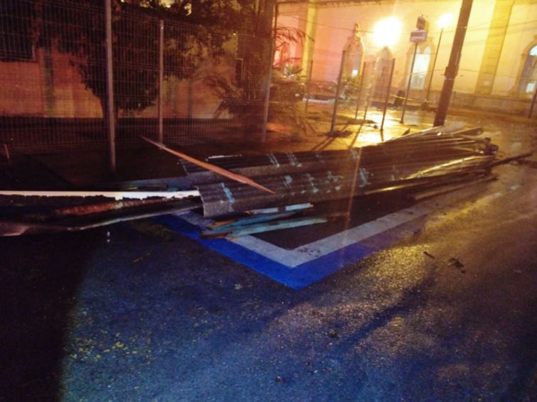 Caída de techos en Chihuahua