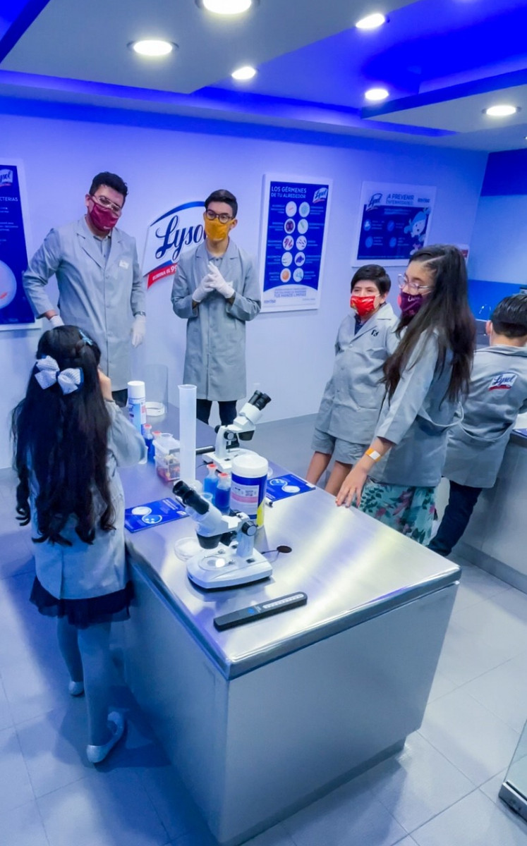 Lysol en mancuerna con KidZania creó una nueva atracción | Foto: Especial