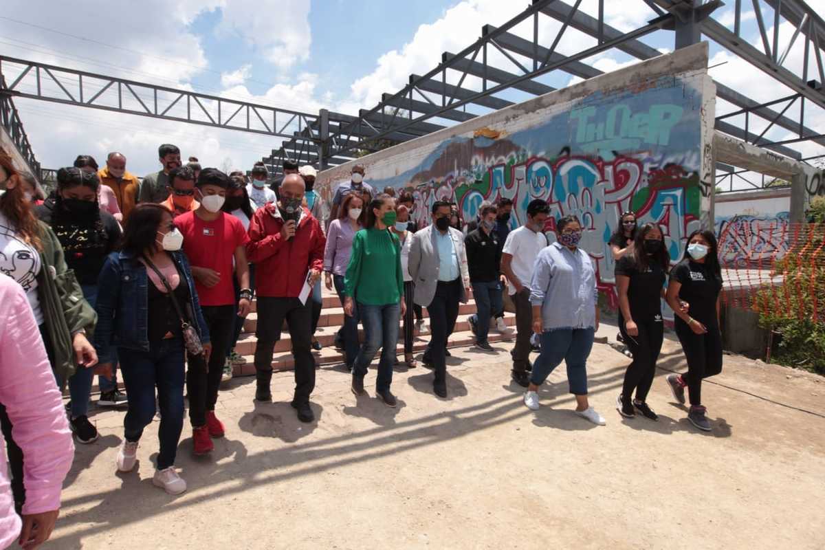 La jefa de gobierno de la CdMx en su visita por Chapultepec