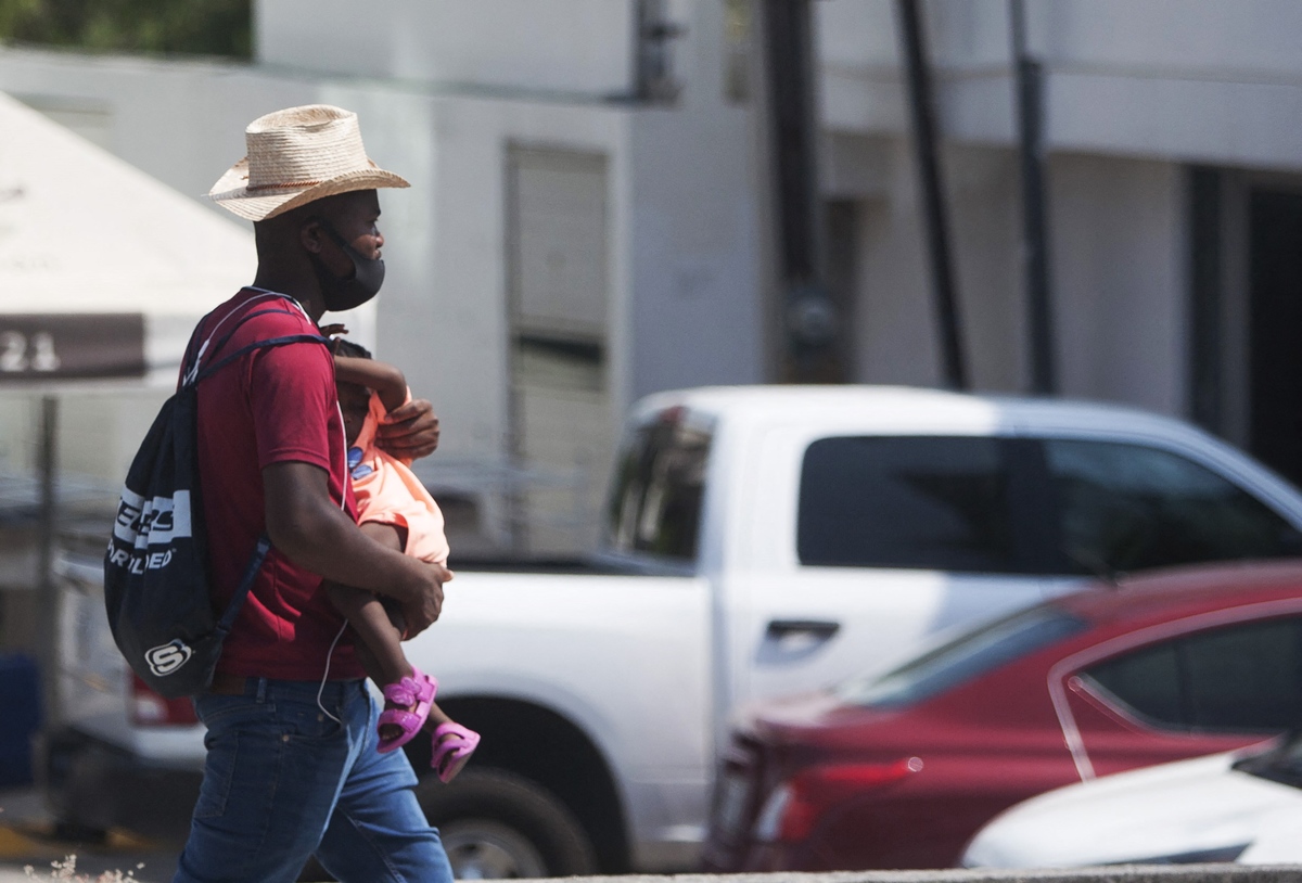 Migrantes haitianos.
