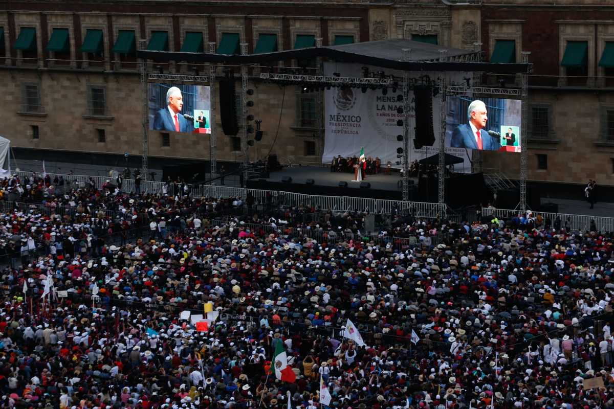 AMLO en el Zócalo