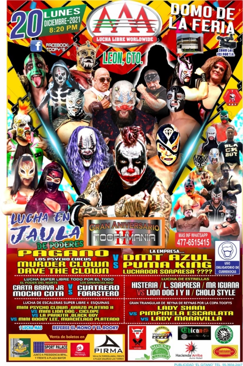 Lucha Libre AAA llega a Domo