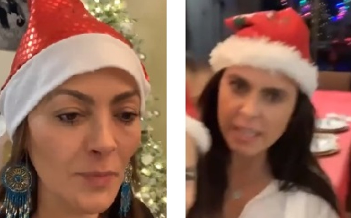 Cate del Castillo.  This is his controversial reaction in the family video