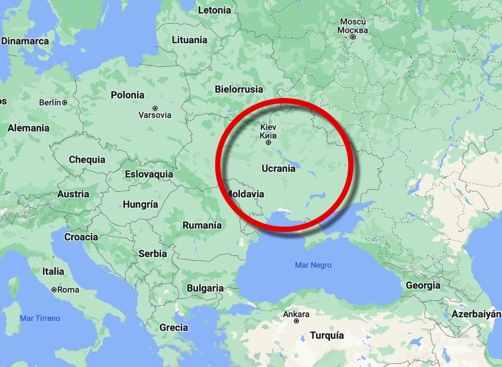  D nde Est Ucrania Ubicaci n En El Mapa Del Pa s Europeo Grupo Milenio