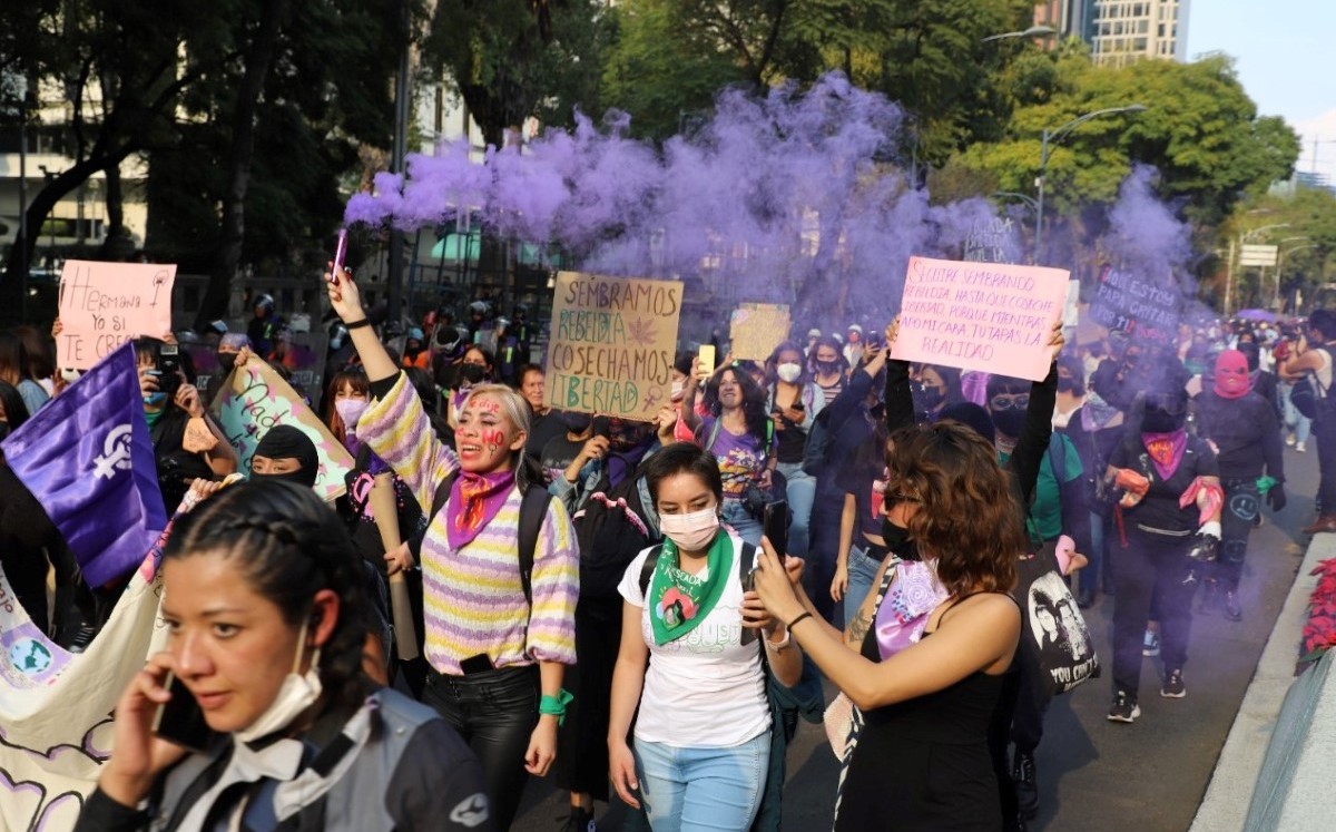 Ruta de la marcha del 8 de Marzo en CdMx 2022 - Grupo Milenio